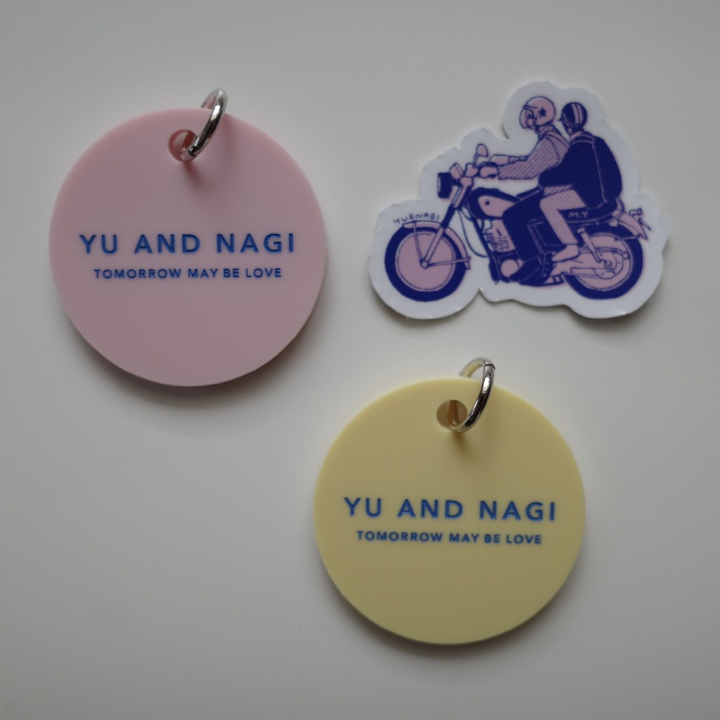 寄り添いキーホルダー(Pastel)※おひとり様一色につき1つ限定