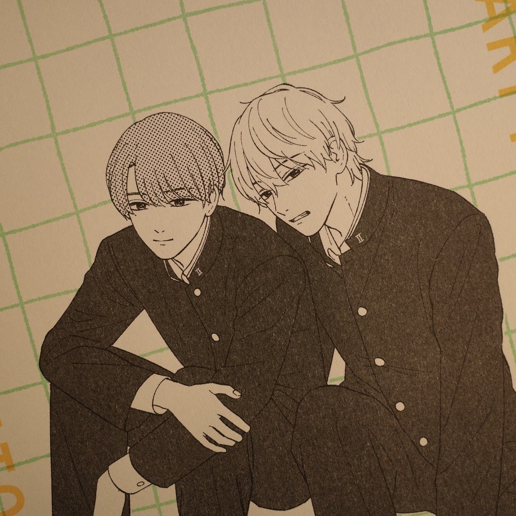 リソグラフ印刷のポスター【夕凪・よりみち】