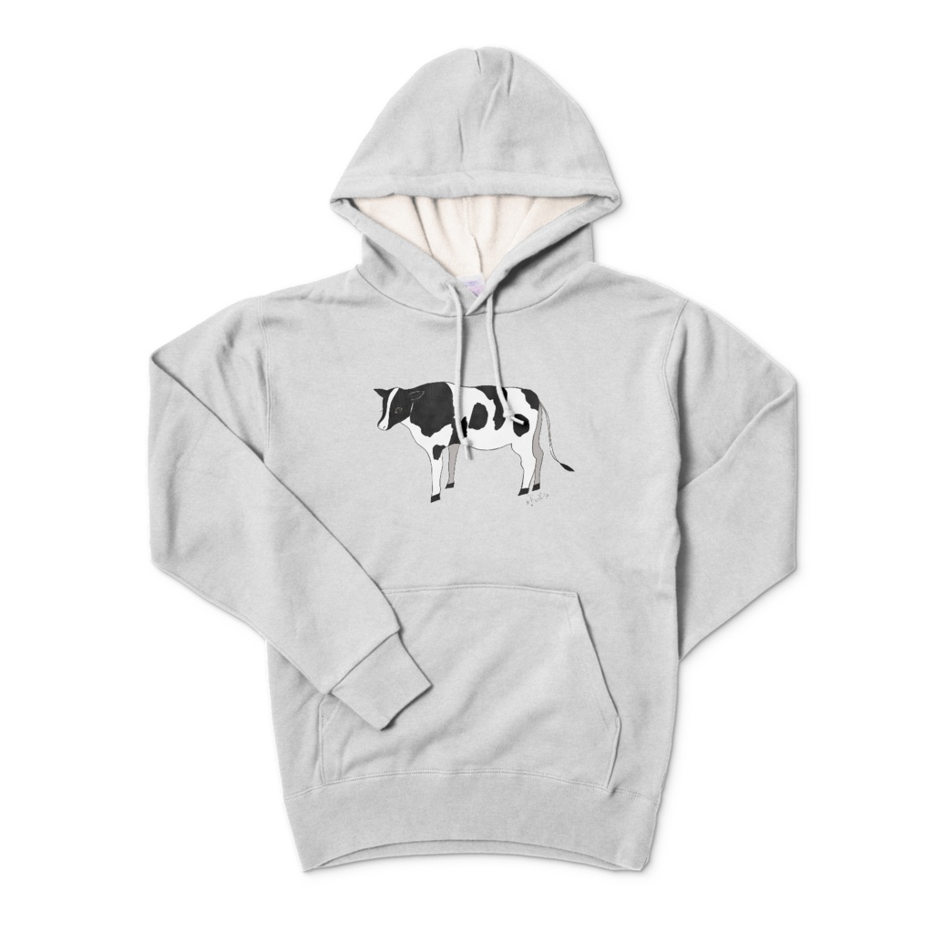 COW パーカー 杢グレー