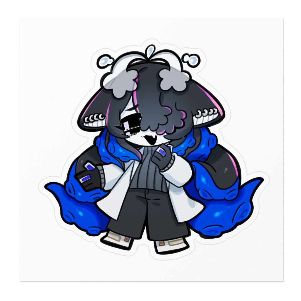 でふぉるめ灰泥さん - 100 (mm)ステッカー