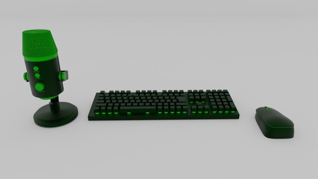 【Vtuber向け】配信機材セット【配信者・漫画素材】