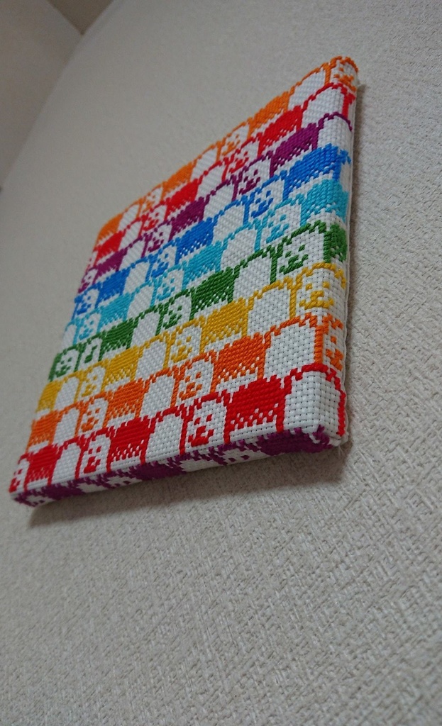 いぬがたくさんいるパネル