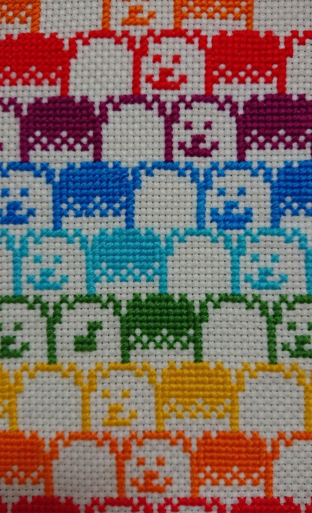 いぬがたくさんいるパネル