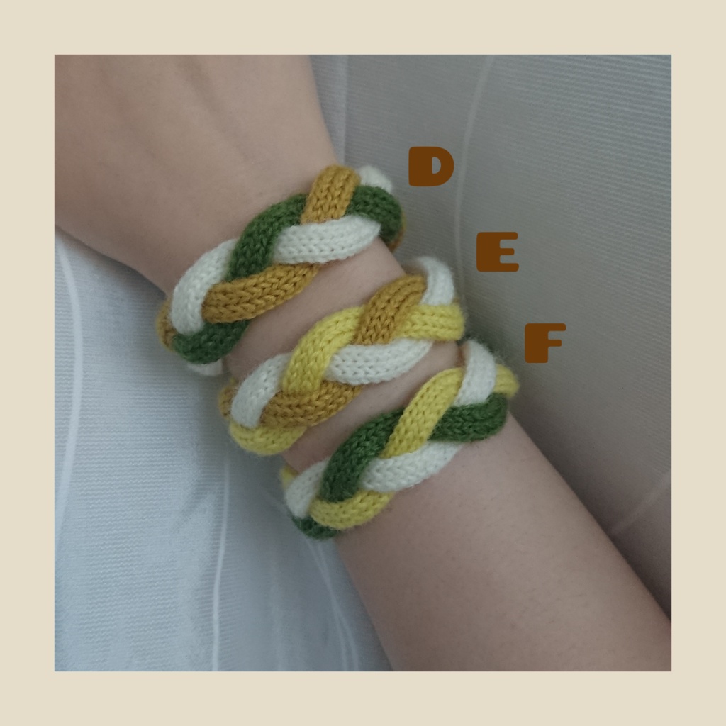 ニットブレスレット