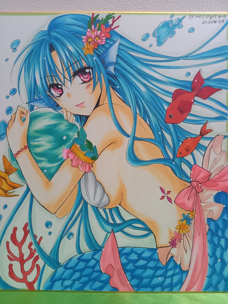 カラー原画大色紙！豆色紙プレゼントつき❤️