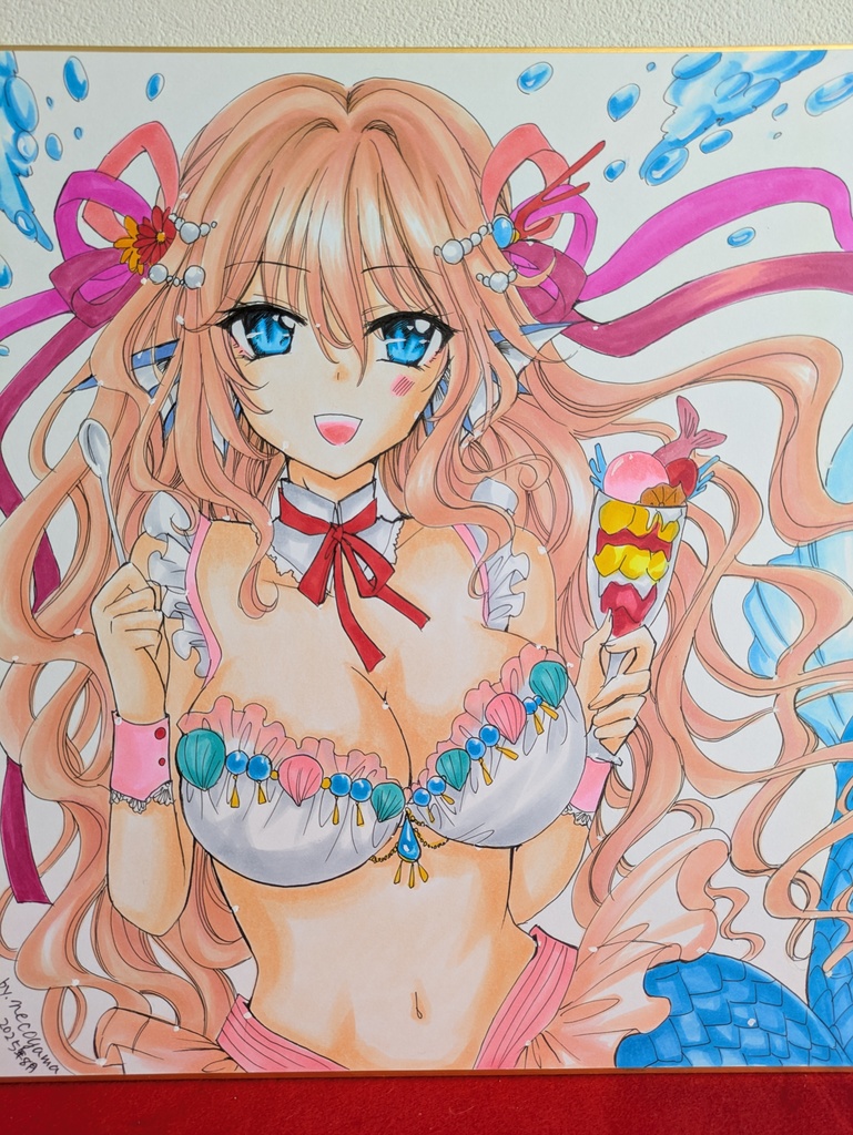 直筆カラー大色紙！