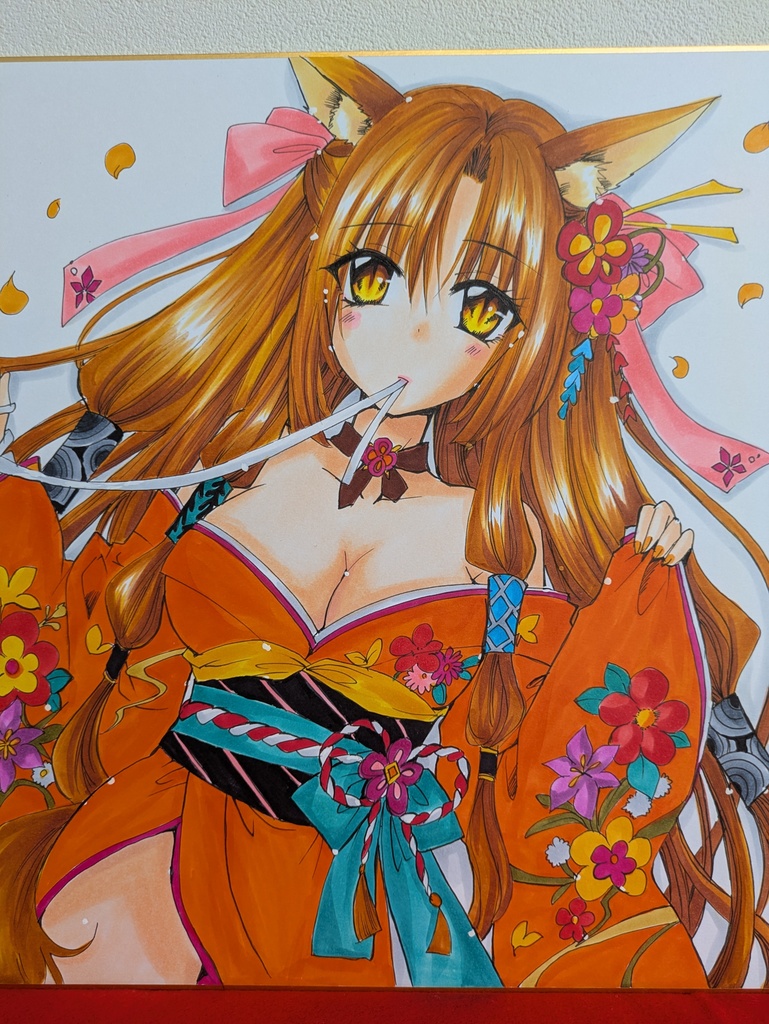 直筆カラー大色紙！