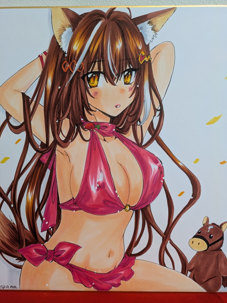 直筆カラー大色紙！