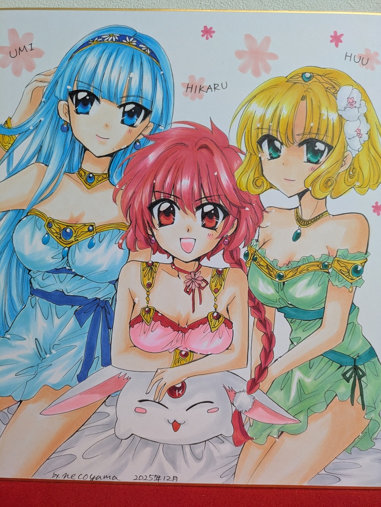 直筆大色紙！CLAMP作品フェア　注意書きあり