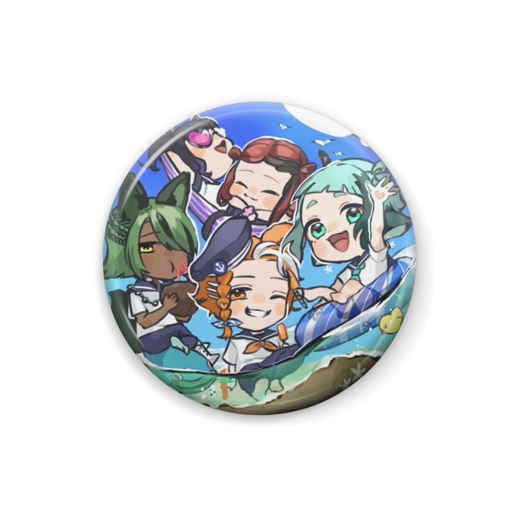 動物さんのおいしい缶バッジ