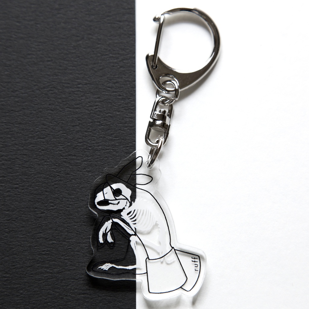 【RENTOGEN キーホルダー】手遊びのうさぎ