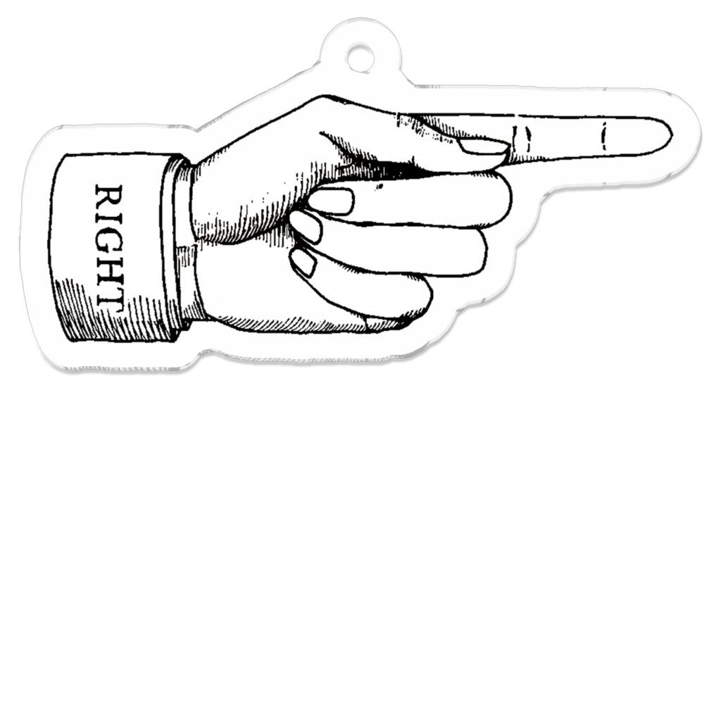 【RENTOGENキーホルダー】RIGHT