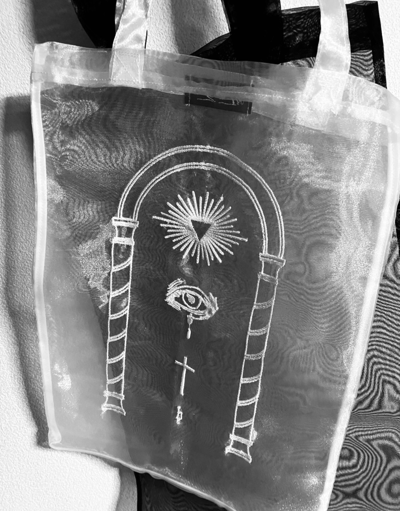 オーガンジートートバッグ　3