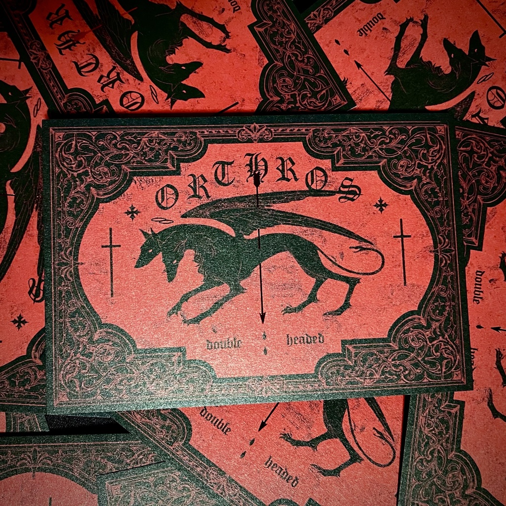 箔押しポストカード　ORTHROS