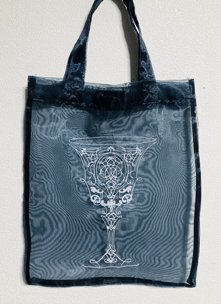 オーガンジートートバッグ　13