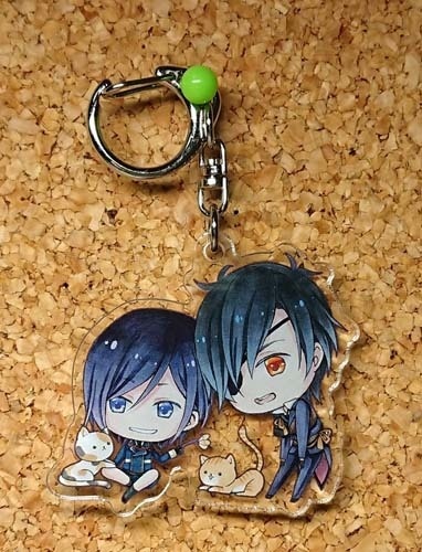 【刀剣】アクリルキーホルダー withアニマル