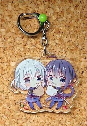 【刀剣】アクリルキーホルダー withアニマル