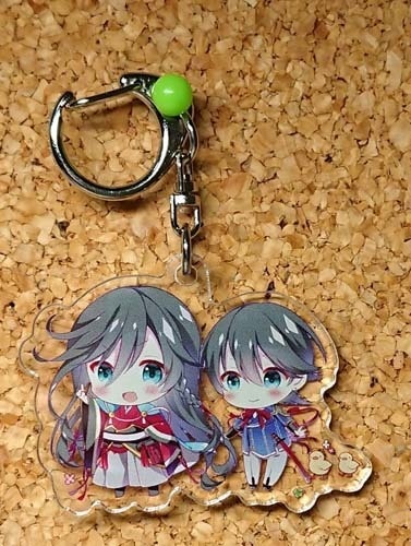 【刀剣】アクリルキーホルダー withアニマル