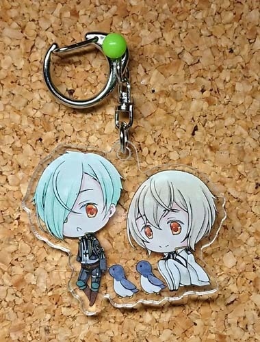 【刀剣】アクリルキーホルダー withアニマル