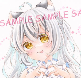 手描きイラスト＊創作【ユキヒョウちゃん】A5サイズ