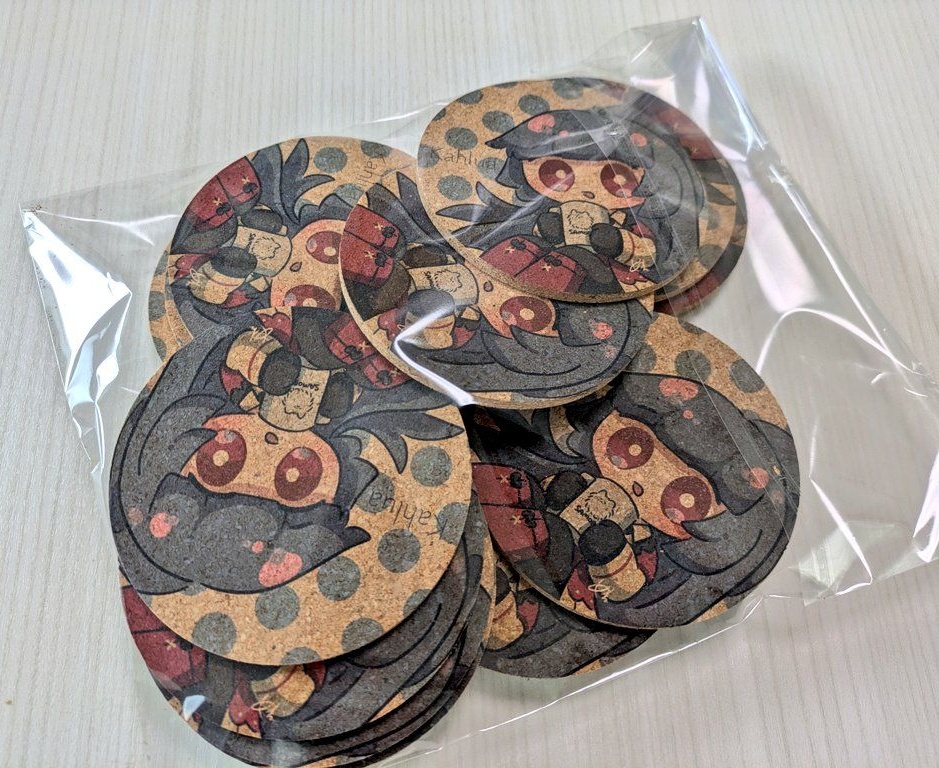 カルーアくんコルクコースター