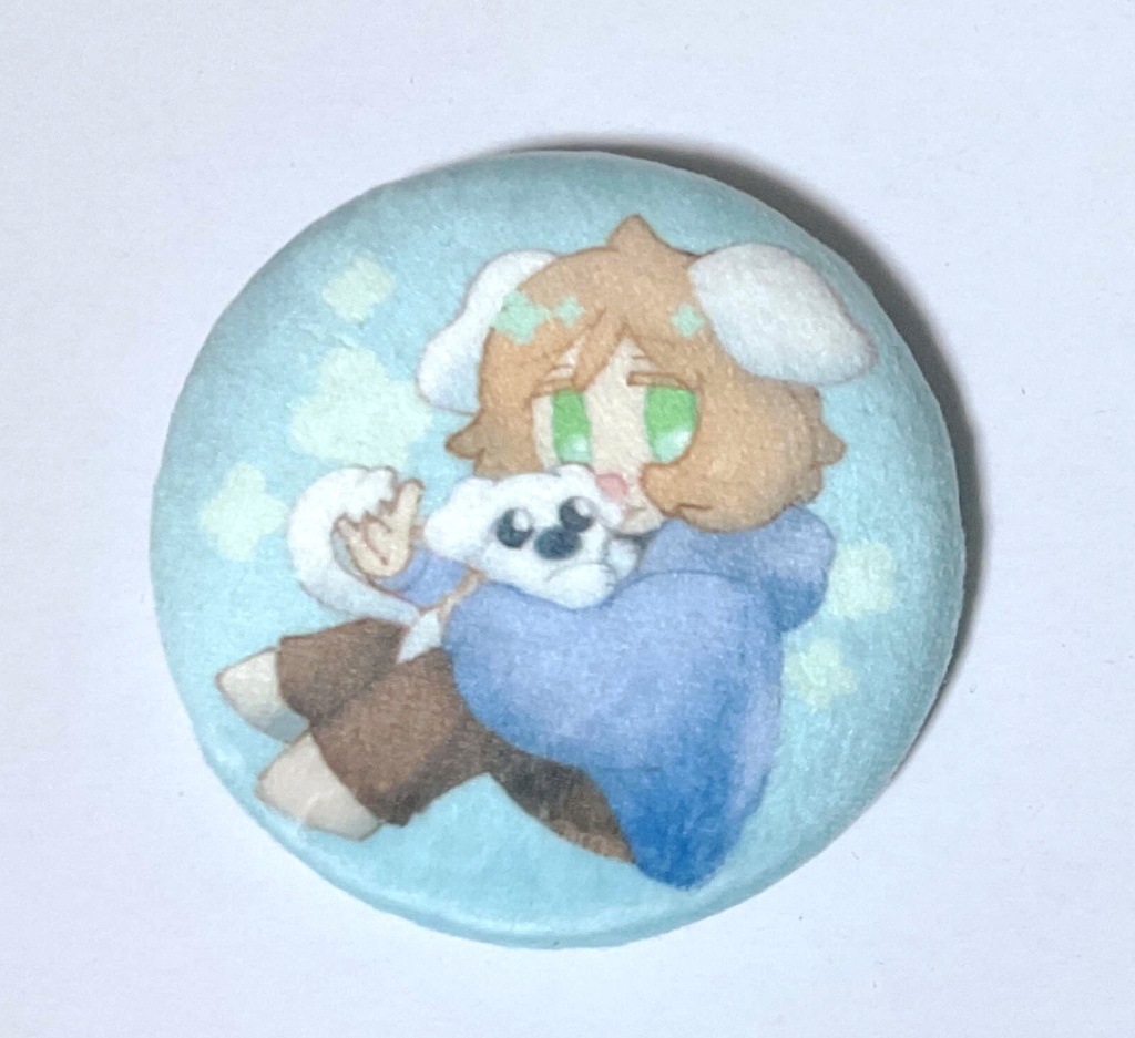 ジャックのふわふわ缶バッジ