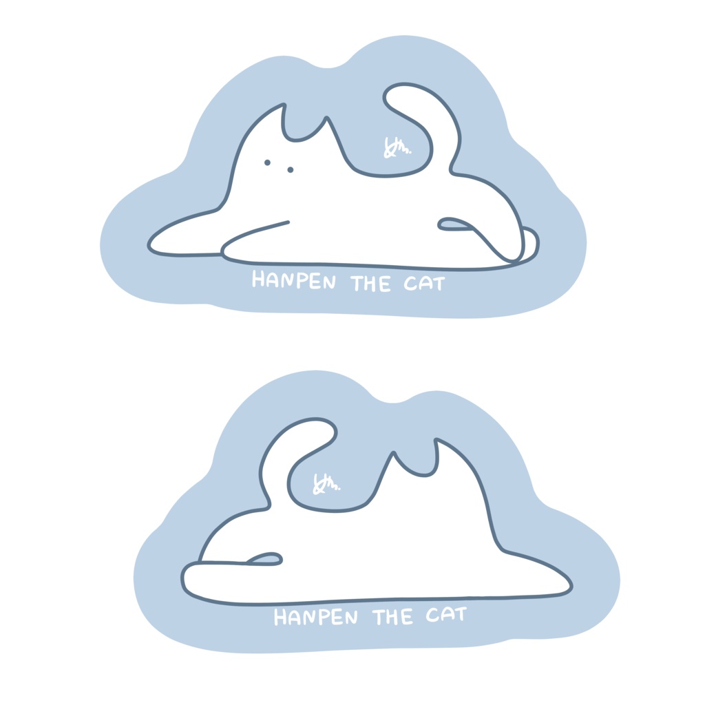 HANPEN THE CAT クッションキーホルダー