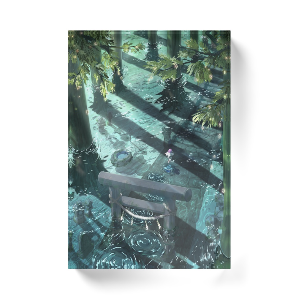 水の杜 アクリルブロック