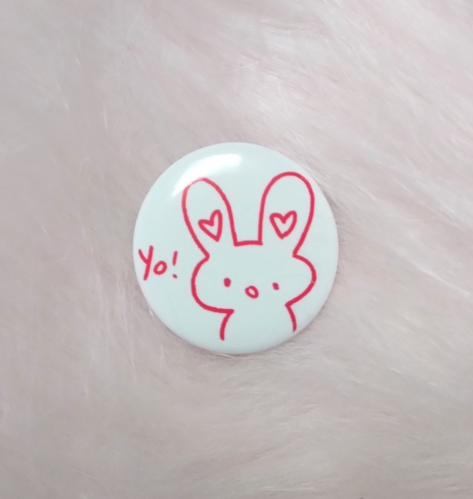 yo！うさぎ缶バッジ