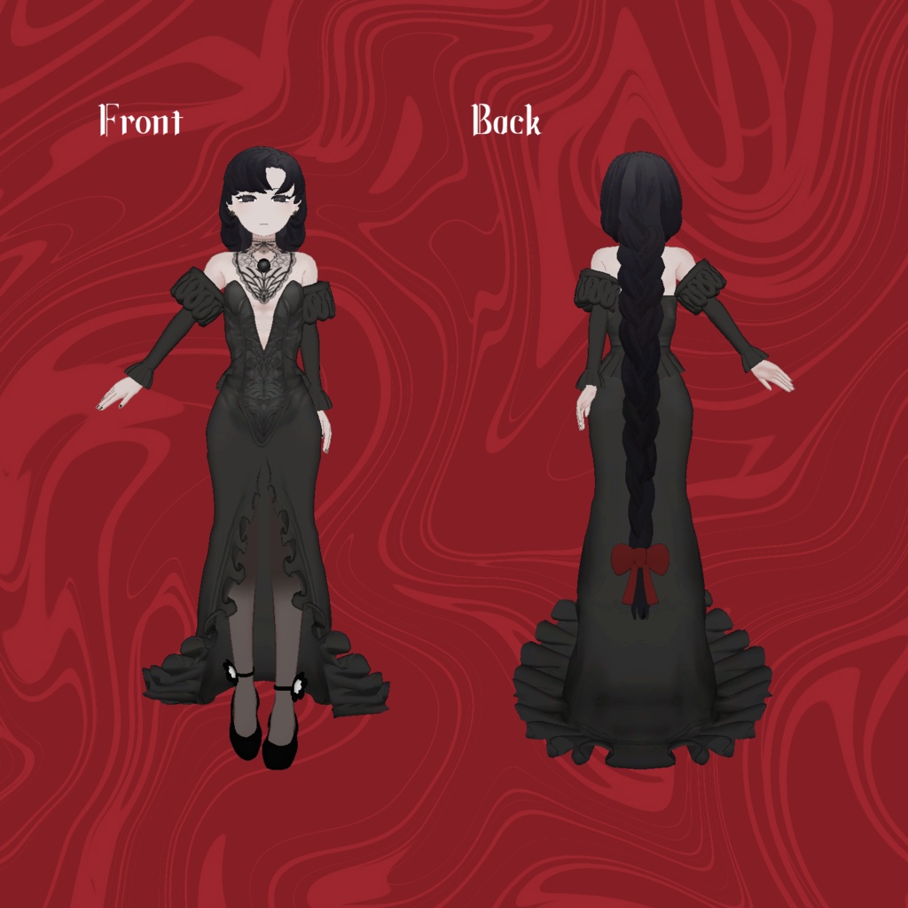 VRC想定オリジナルアバター「レベッカ」