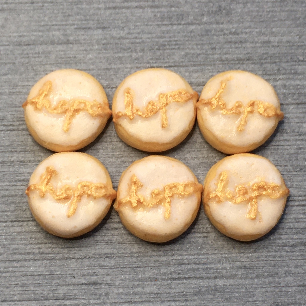 ミニチュア メッセージクッキー"hope" message cookies