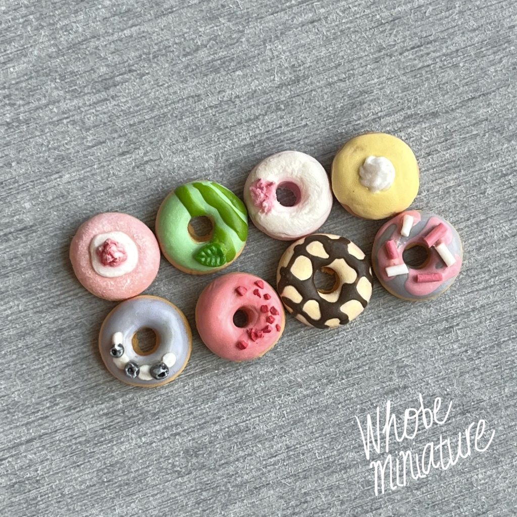 ミニチュア　ミニドーナツセット　mini donut set
