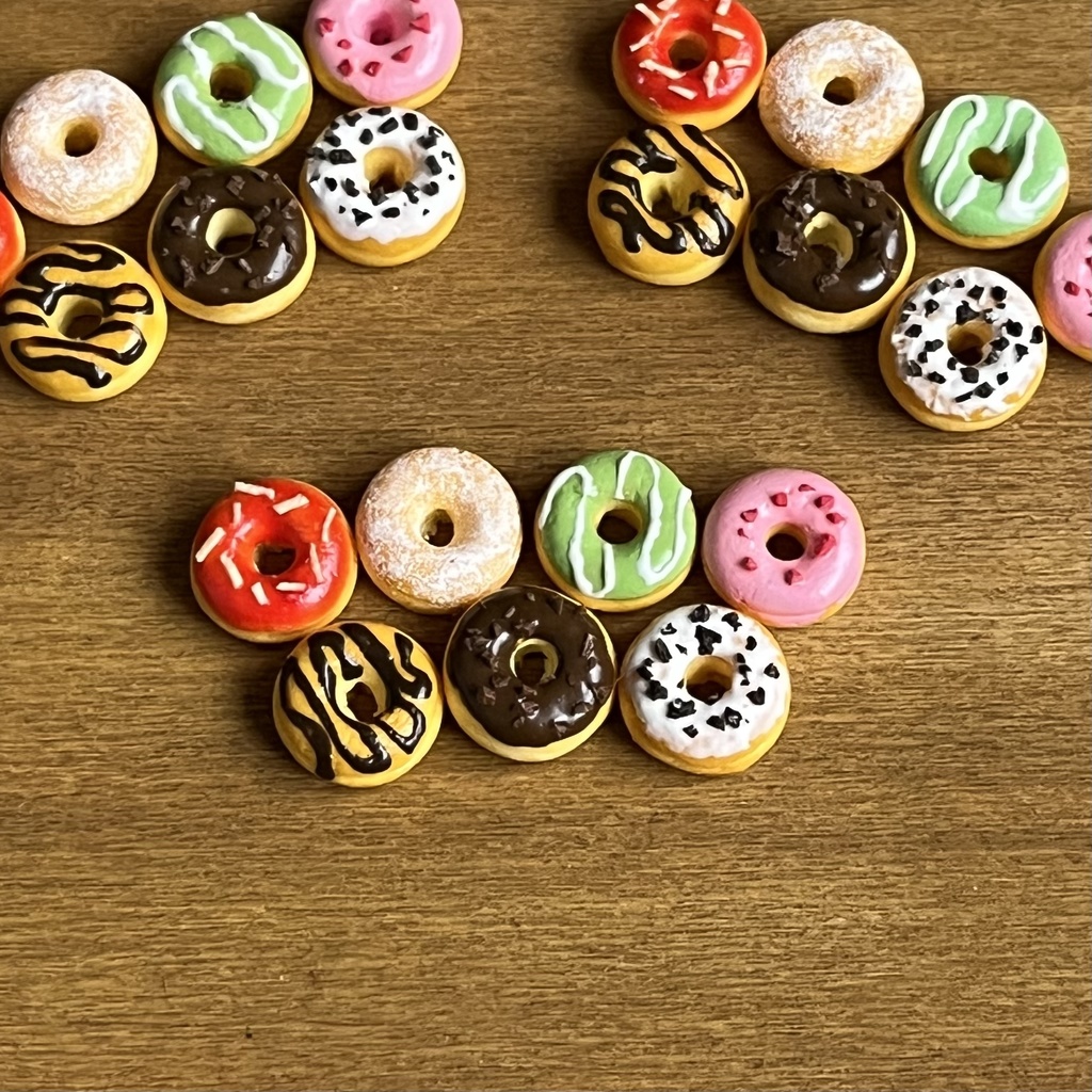 ミニチュア　ミニドーナツ7個セット　mini donuts assort