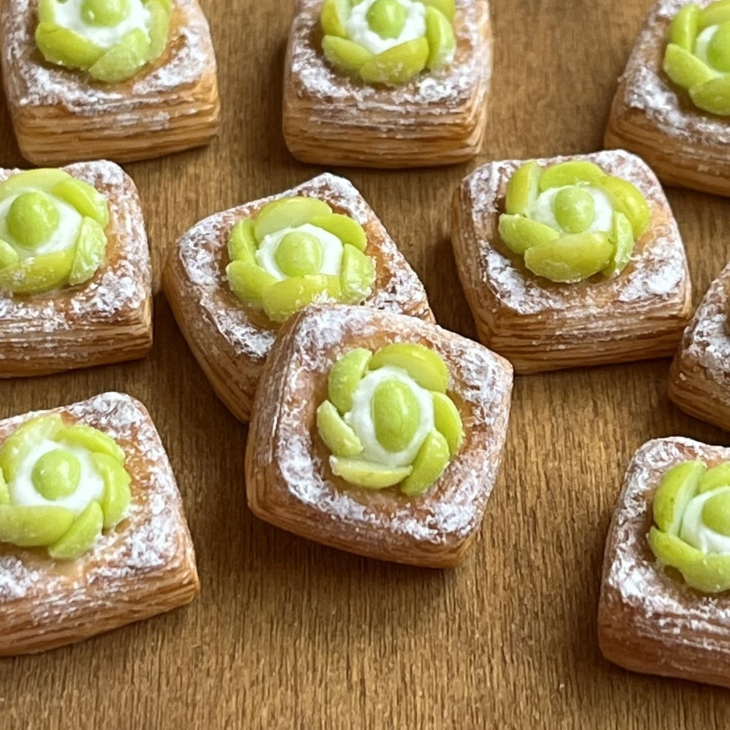 ミニチュア　マスカットデニッシュ　muscat grape danish