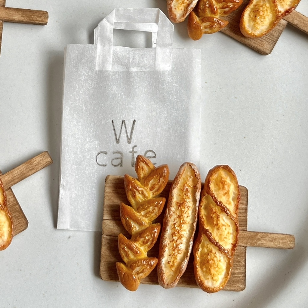 フランスパン＆ウッドボードセット（紙袋つき）