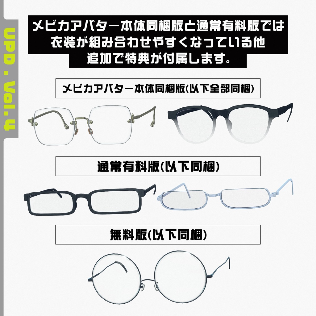 メビカ Vol.4 ”平熱たかめ” フルセット衣装アップデート