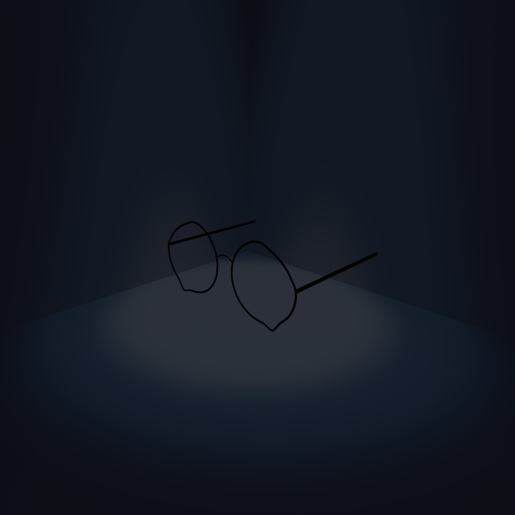 [VRChat / Attachment] Sad Glasses