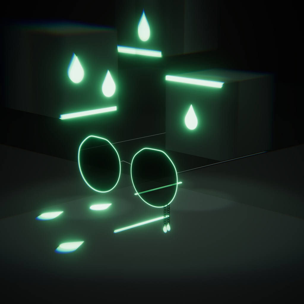 [VRChat Attachment] Drop Glasses