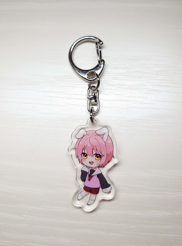 うさ耳少年アクキー(翡翠)