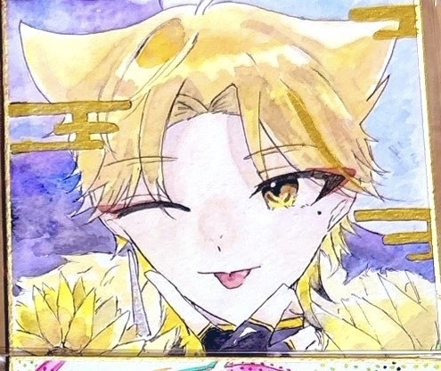 【にじそうさく10】イラスト色紙