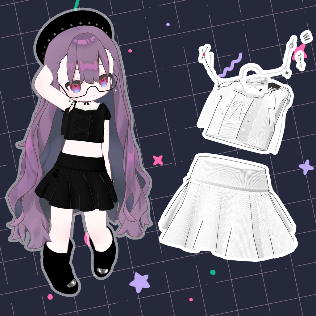 【キプフェル対応Free衣装】✦First Star✦【VRChat】