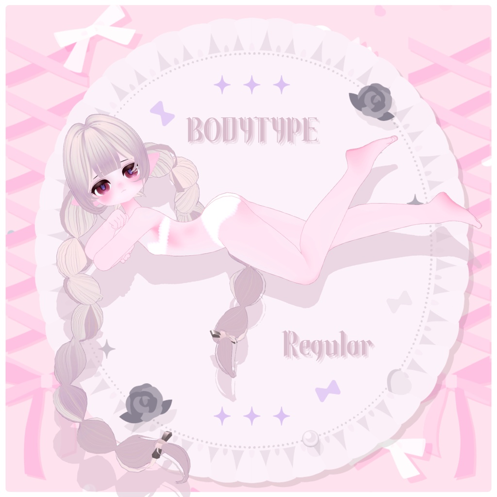 【VRChat向けオリジナル3Dモデル】ぽえりり/poelili【#Poelili_3D】