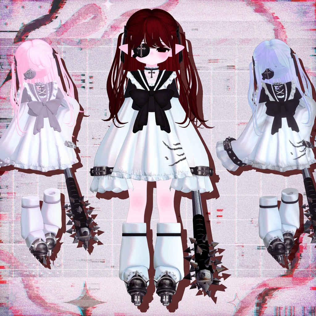 【VRChat向けオリジナル3Dモデル】ぽえりり/poelili【#Poelili_3D】