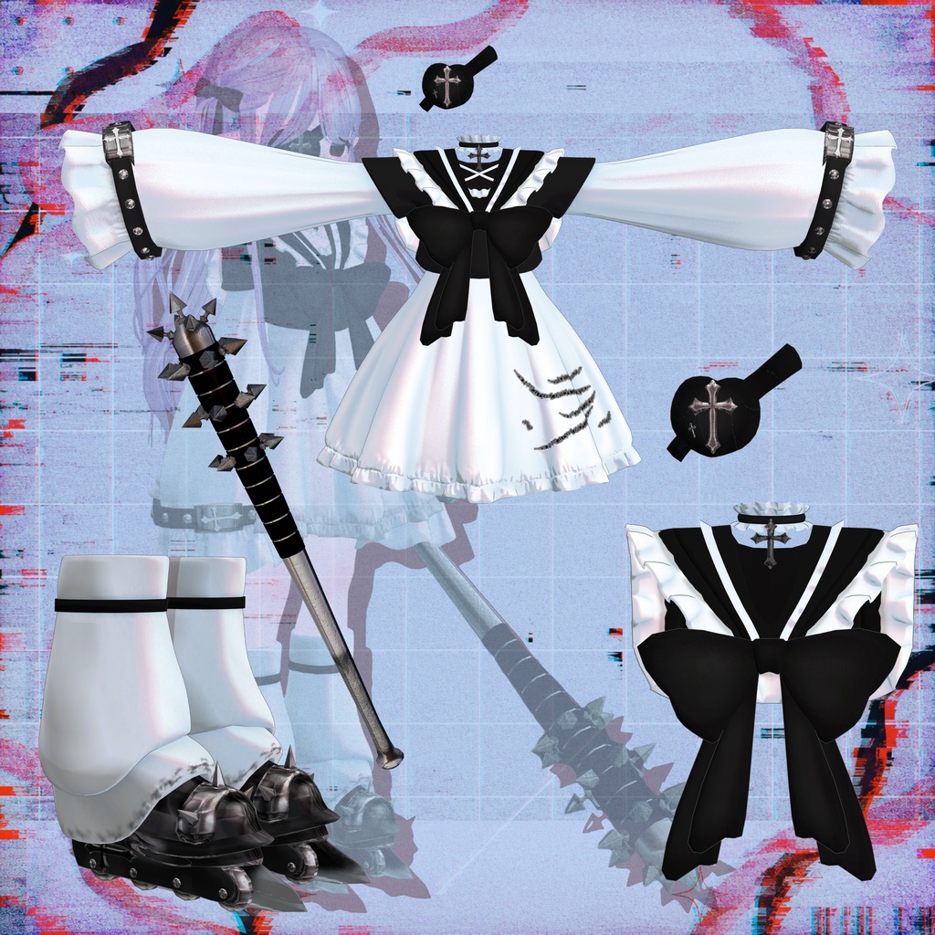 【VRChat向けオリジナル3Dモデル】ぽえりり/poelili【#Poelili_3D】