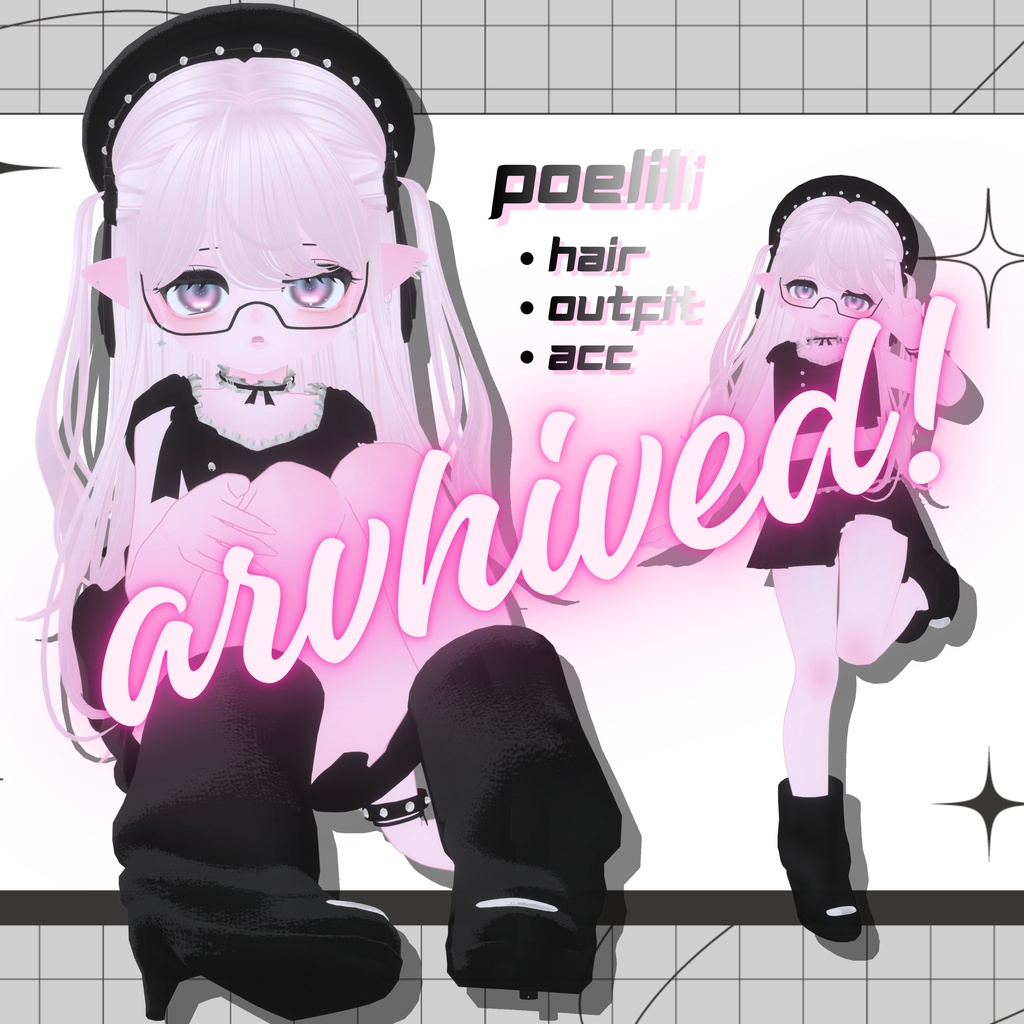 【archived!】【ぽえりり】Daily Outfit&Hair【Poelili】