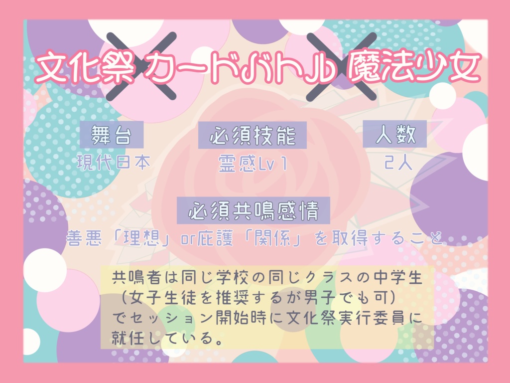 エモクロアTRPGシナリオ『タクティカマギア』