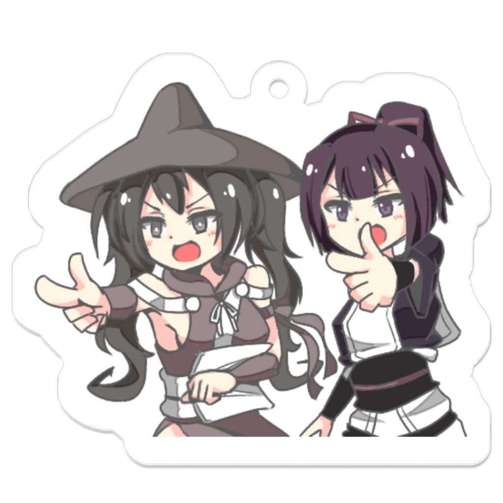 おま罪ポーズの乱光包×微塵丸