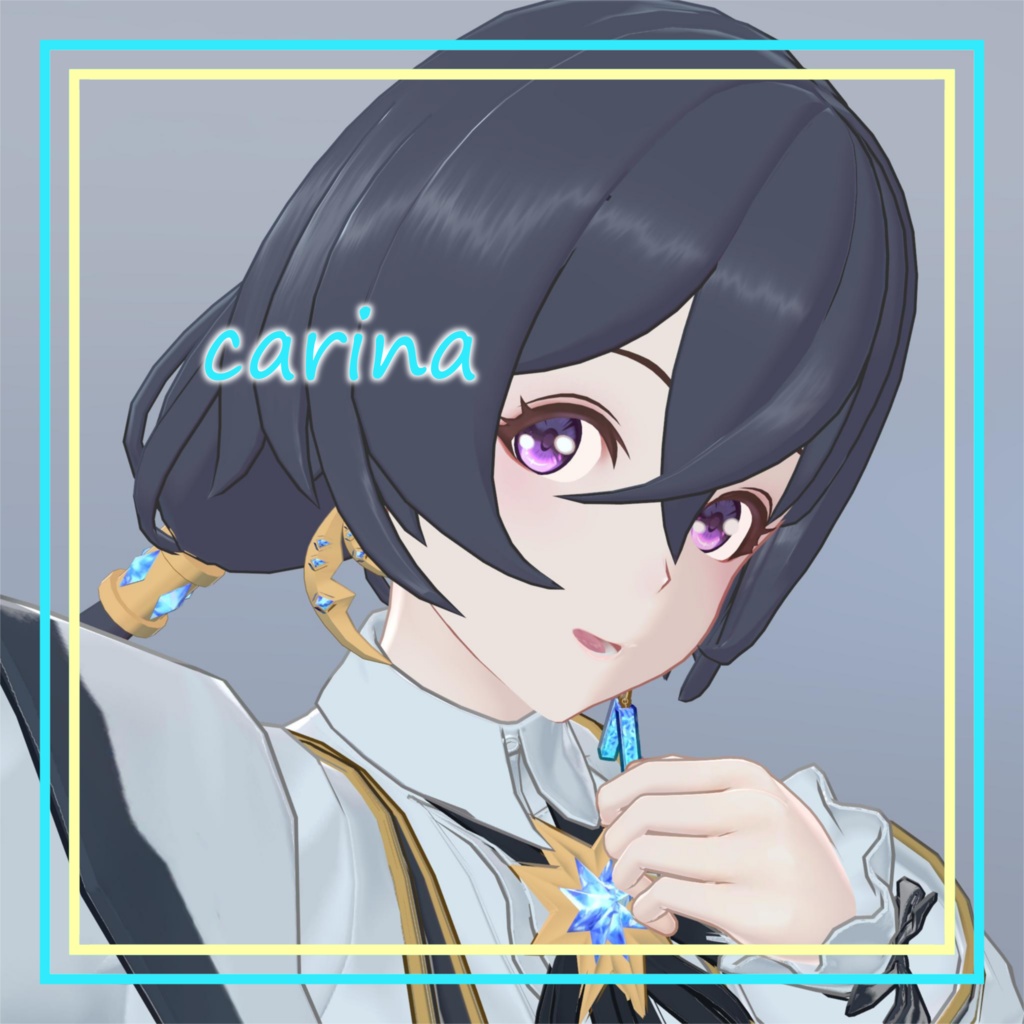 【VRchat対応オリジナル3Dモデル】-Carina-
