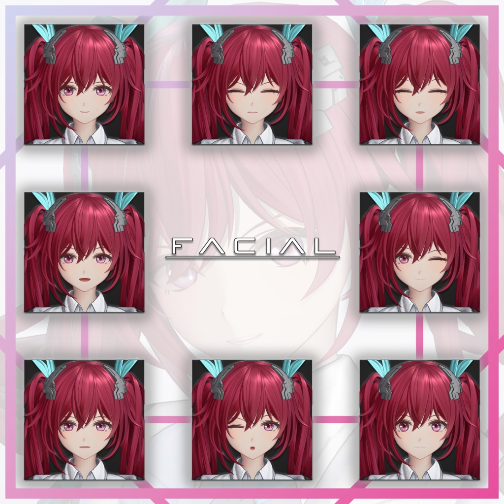 【VRchat対応オリジナル3Dモデル】ARMA-アルマ- 通常