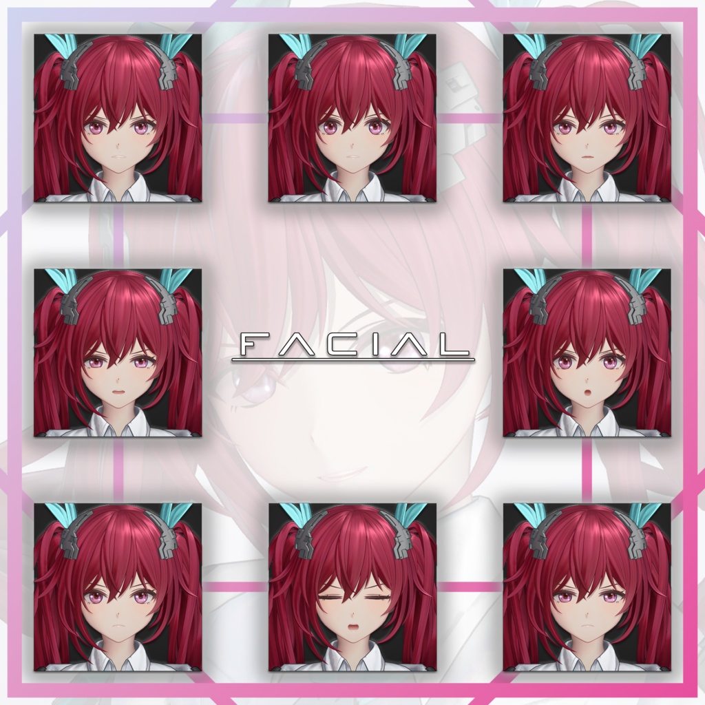 【VRchat対応オリジナル3Dモデル】ARMA-アルマ- 通常